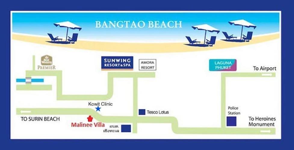 Malinee Villa Phuket Pantai Bang Tao Bagian luar foto